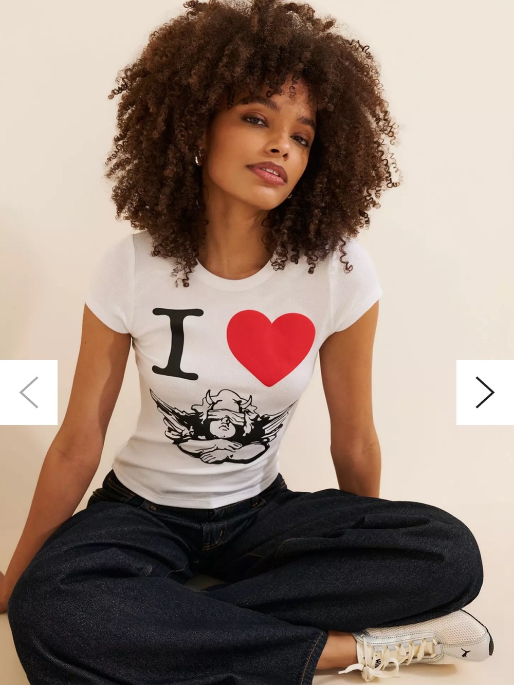 BOYS LIE I Heart Boys Lie Baby Tee XS/Small